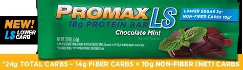Lower Sugar Chocolate Mint Protein Bar