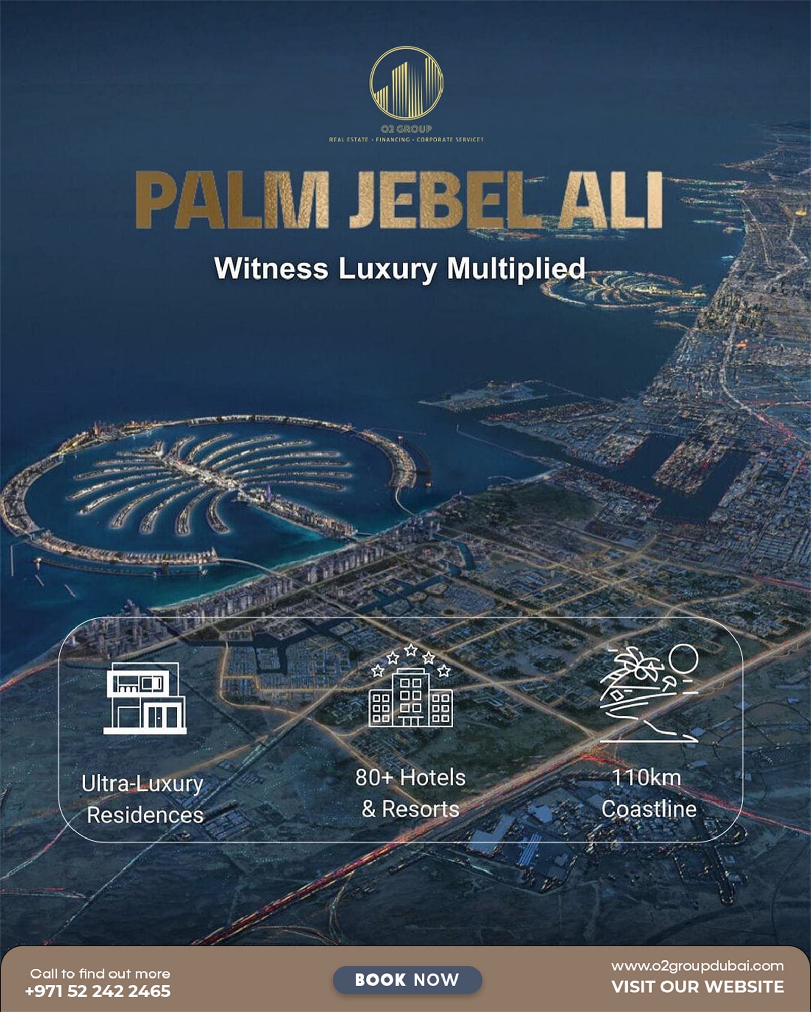 Discover an island twice the size of Palm Jumeirah