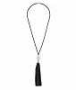 Long Pearl Chain Necklace with Tassel