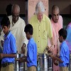 8.	Clinton serves mid-day meals to the children