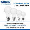 ARKIS LED Sensor Bulbs in India