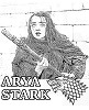 Kolorowanka Arya Stark