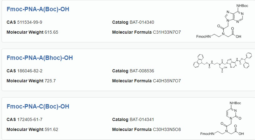 Fmoc PNA Monomers