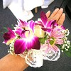 Bridal Wrist Corsage made at the classroom of our school