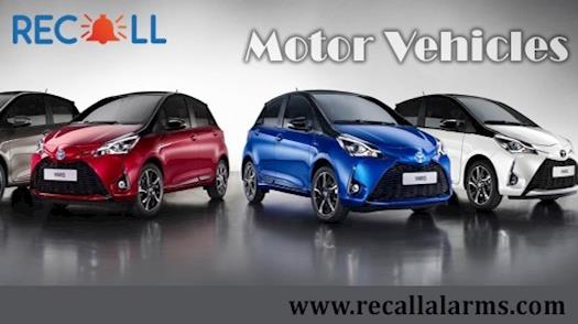 Recall motor vehicles | Recall alerts on vehicles