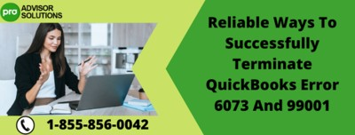 Best Way To Fix QuickBooks Error 6073 And 99001