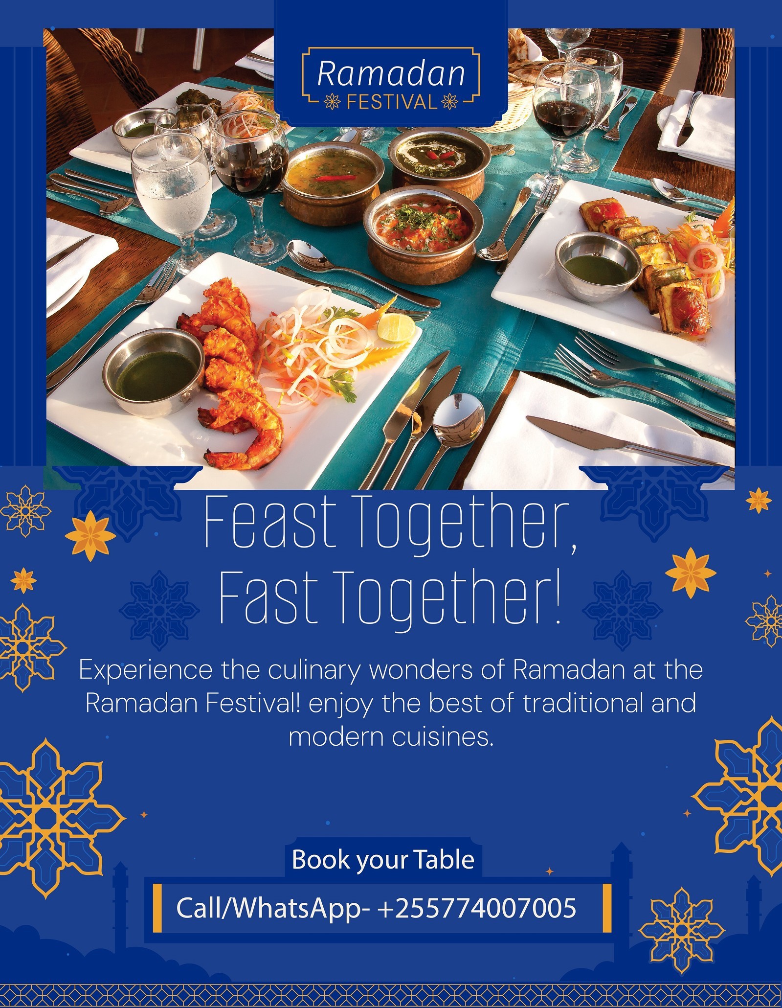 Ramadan Festival  traditional and modern cuisines at Maru Maru Hotel
