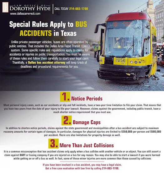 Special Rules Apply to Bus Accidents in Texas