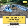 Pool Demolition in San Antonio