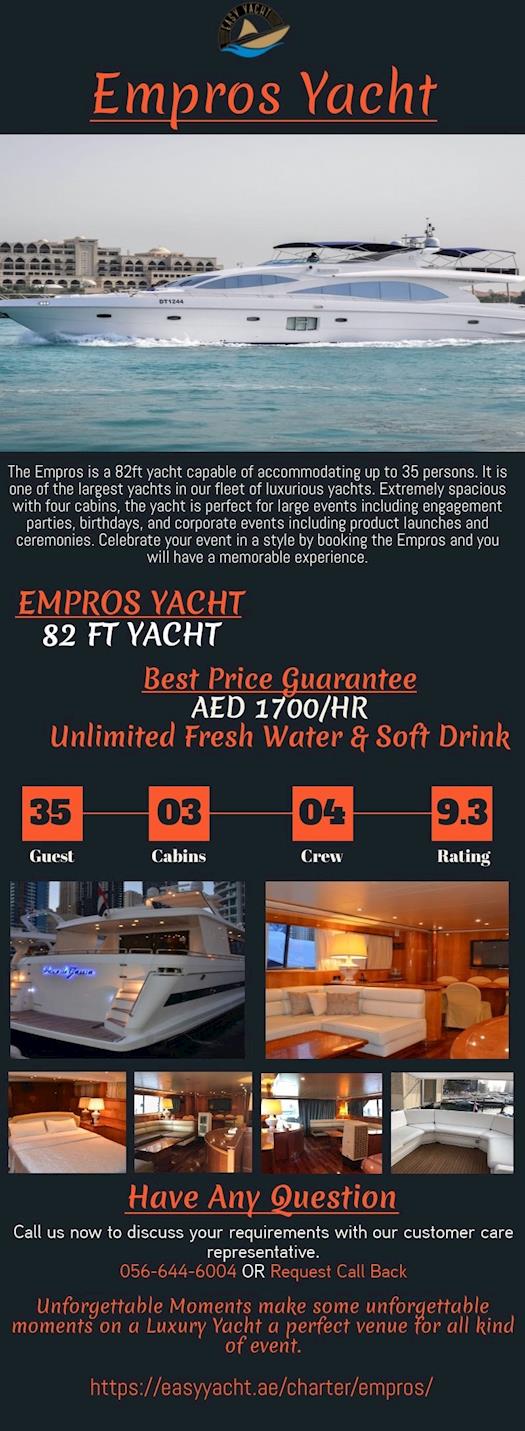 Empros Yacht Rental Dubai | Easy Yacht