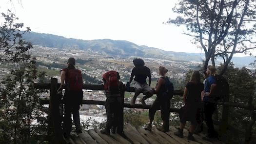 A hill located in the city of Quetzaltenango where hikers can view the city. Photo http://www.casaxe