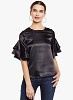 BLACK BELL SLEEVE TOP at OXOLLOXO