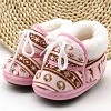 Baby Girl Pink Plush Shoes
