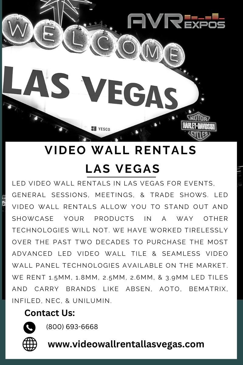 Video Wall Rentals Las Vegas