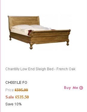 Buy Versailles Sleigh Bed at a Discount Price