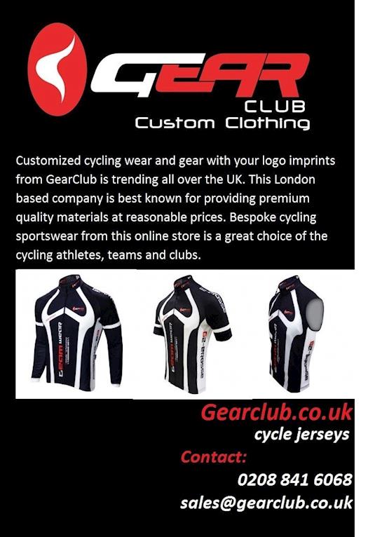 Custom Cycle Apparel UK