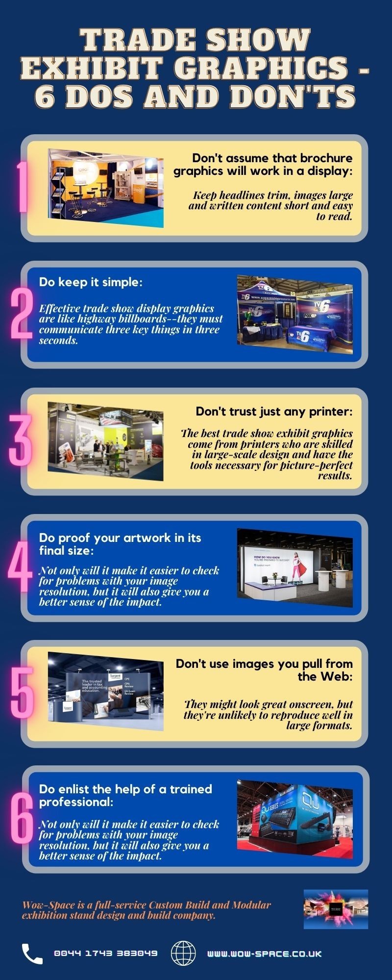 Trade Show Exhibit Graphics - 6 Dos and Don'ts