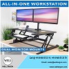 Dual monitor arm stand by Well Ergon