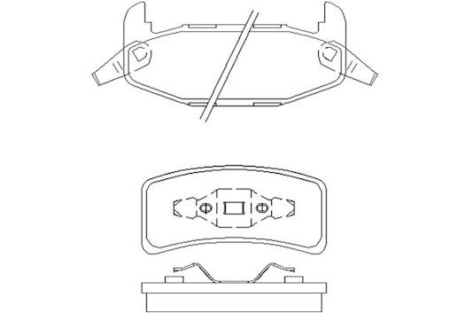 Mintex Brake Pads Set- Oldsmobile - Cutlass Supreme