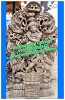 wooden krishna statue 