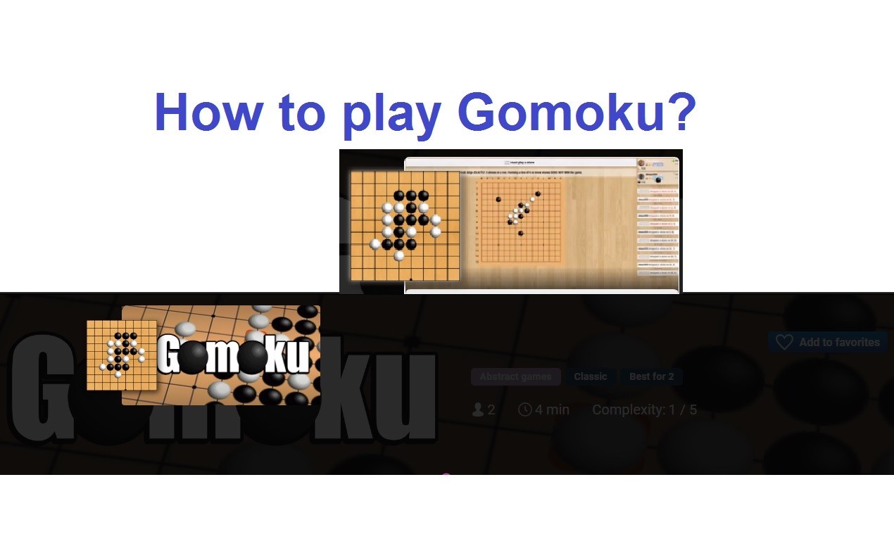 how to play gomoku