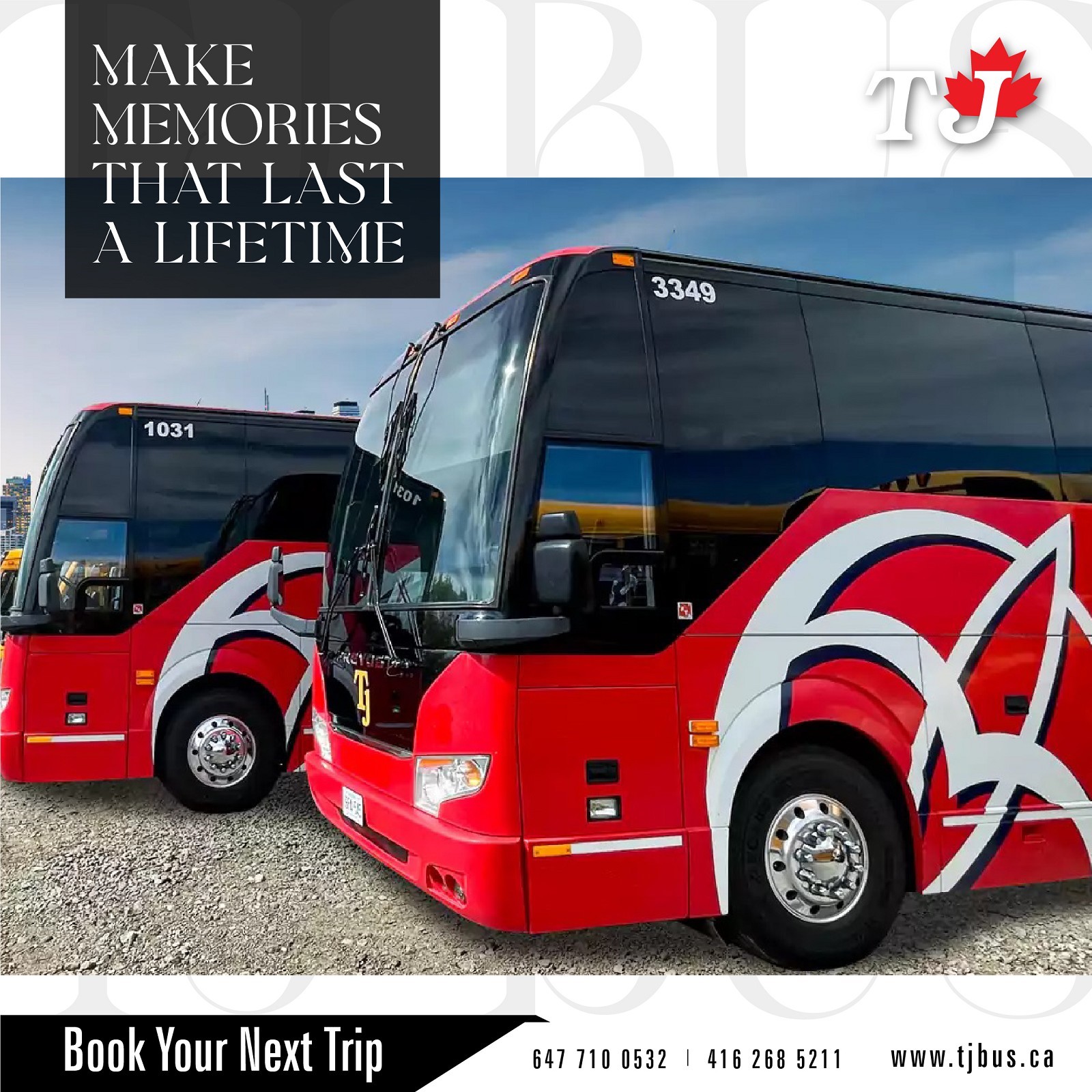 Charter Bus Rental Toronto