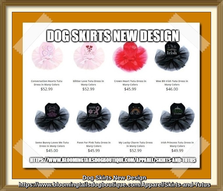 Dog Skirts New Design
