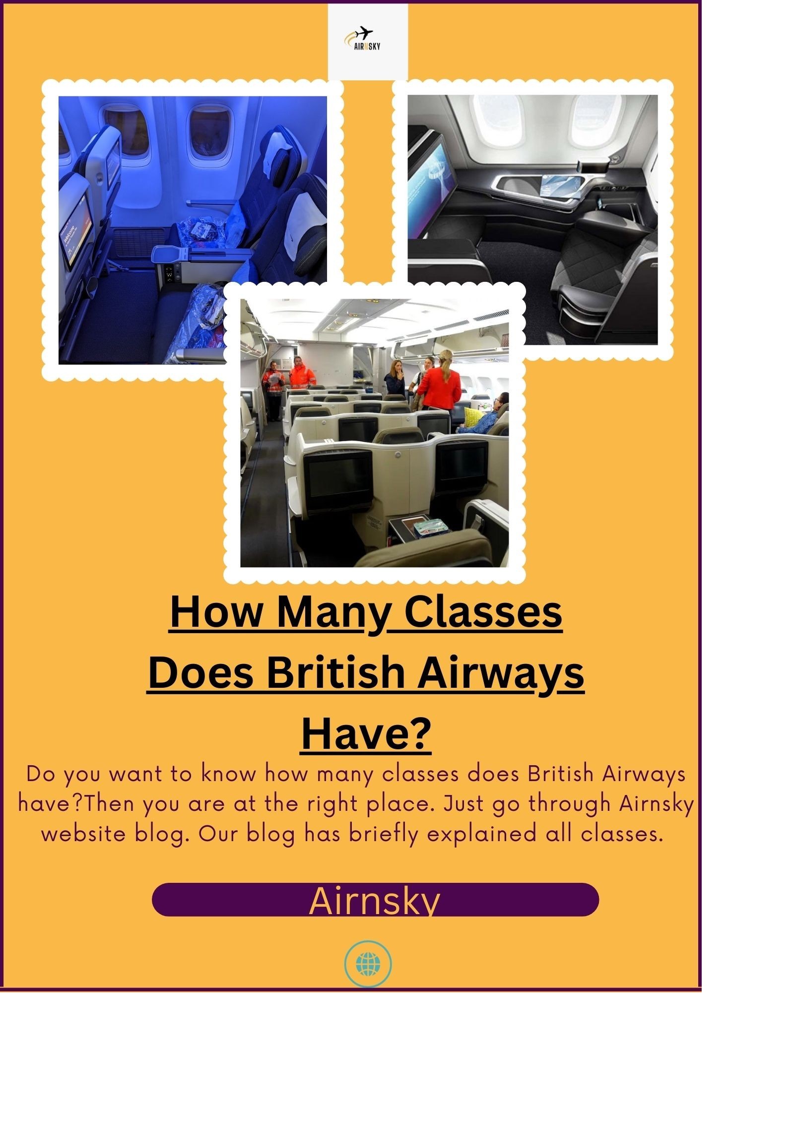 How Many Classes Does British Airways Have?