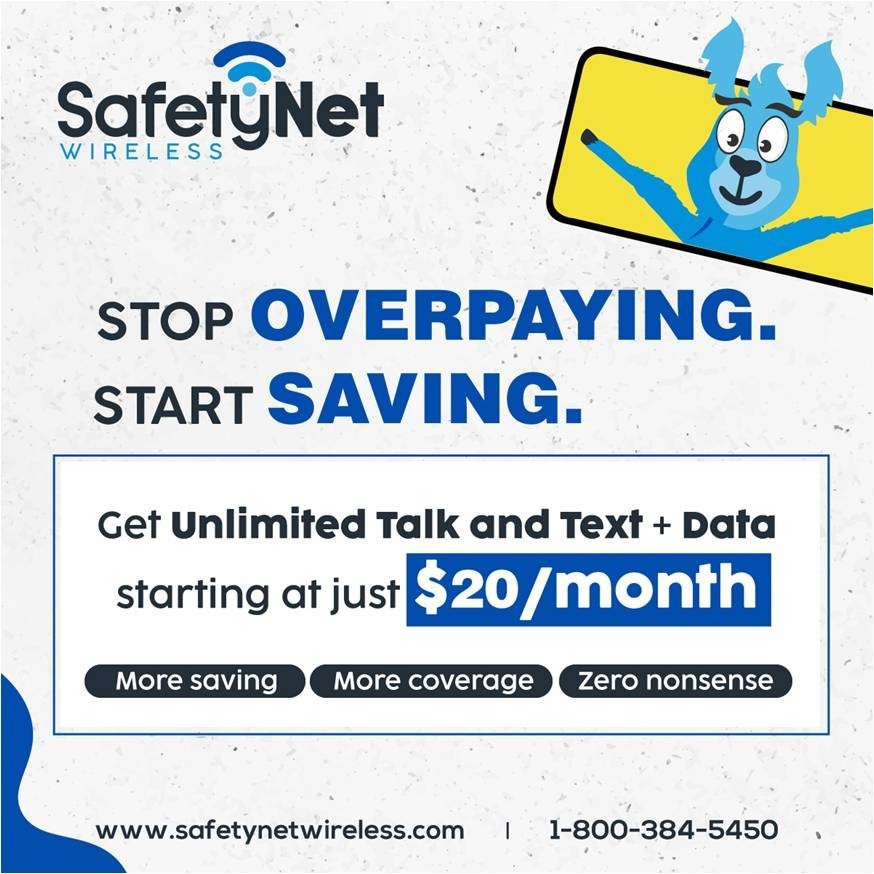 Affordable Wireless Plans – SafetyNet Wireless | Unlimited Talk, Text & Data