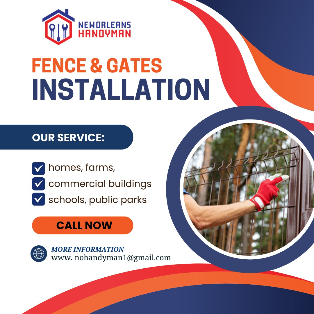 Fence Gate Installation Experts - New Orleans Handyman LLC