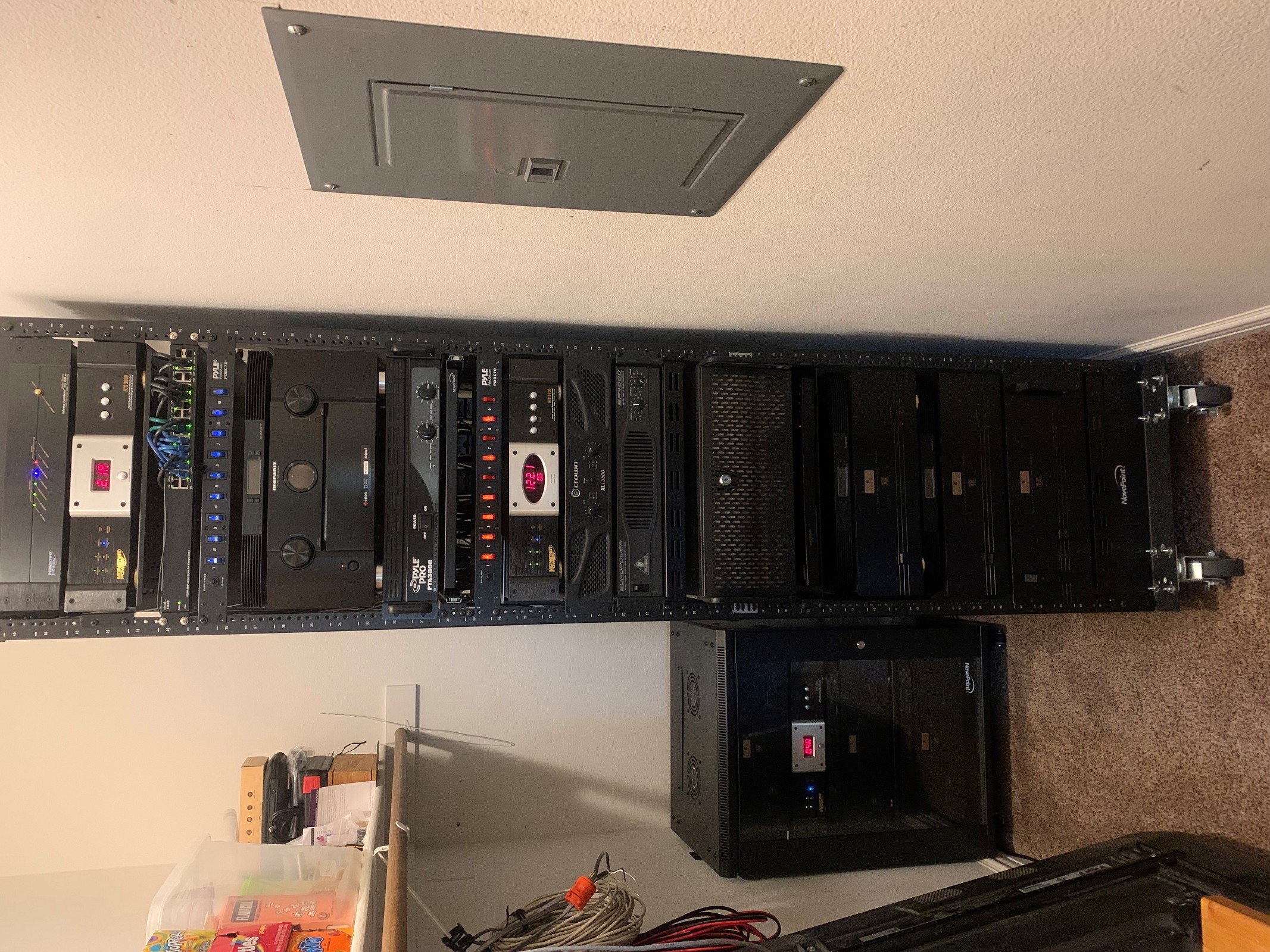 Equipment Rack install