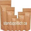 Stand up pouch paper bags