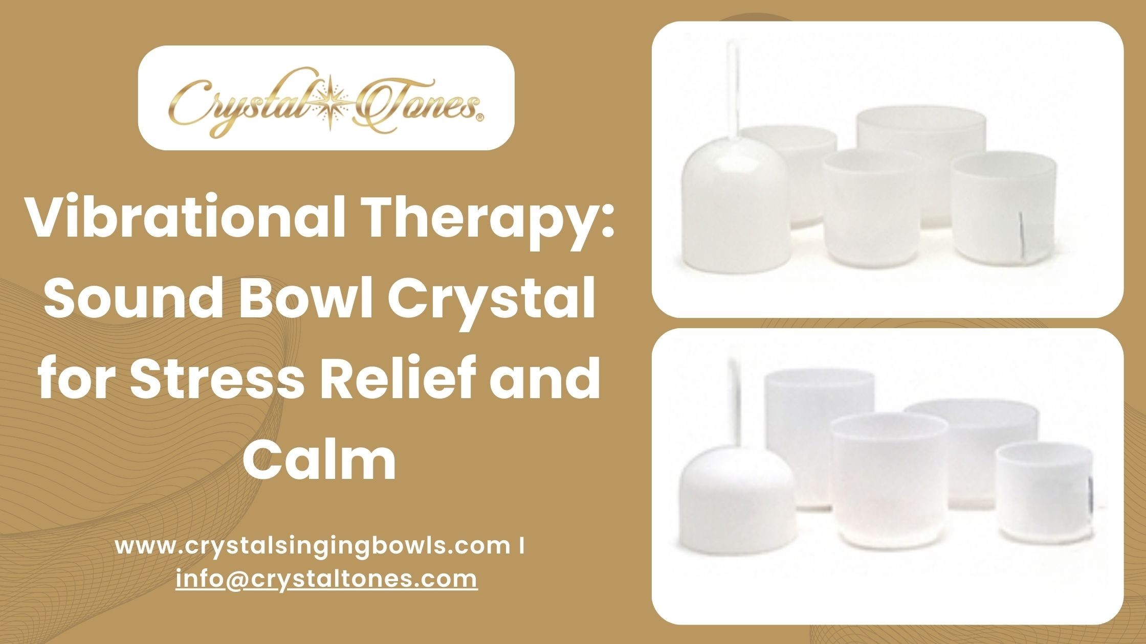 Vibrational Therapy: Sound Bowl Crystal for Stress Relief and Calm