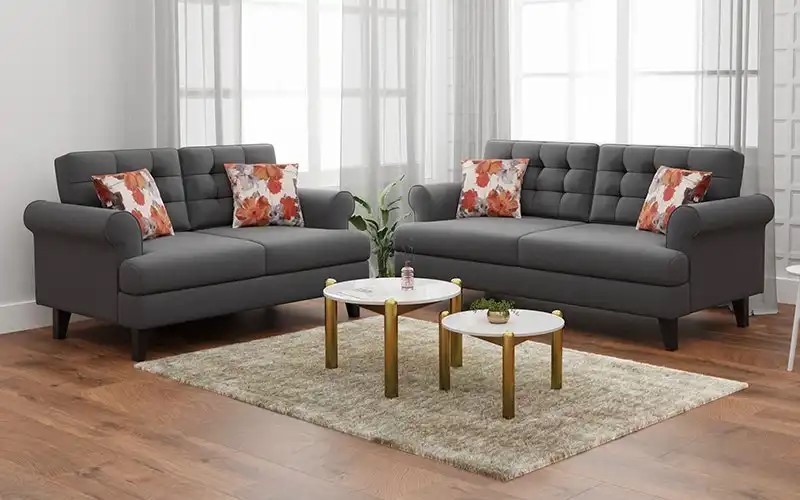 Royaloak Sepang Malaysian Fabric Sofa Set 3+2 Seater