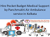 Hire Advance Medical Support by Panchmukhi Air Ambulance service in Kolkata
