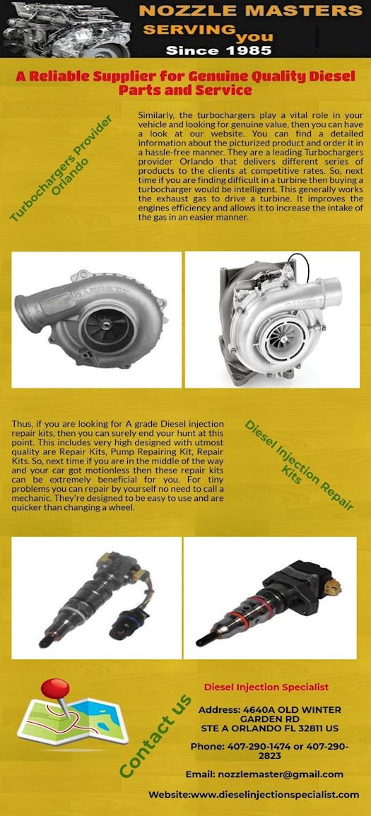 A Reliable Supplier for Diesel Parts and Service