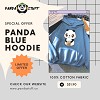 Best Panda Blue Hoodie for kids | Panda Stuff