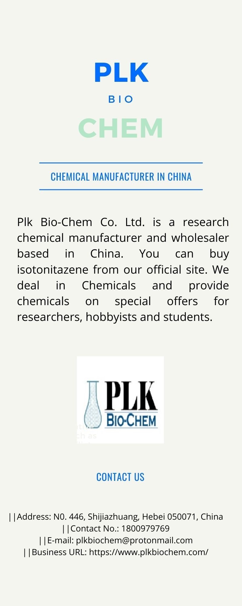 Purchase Chemicals Online Right Now!