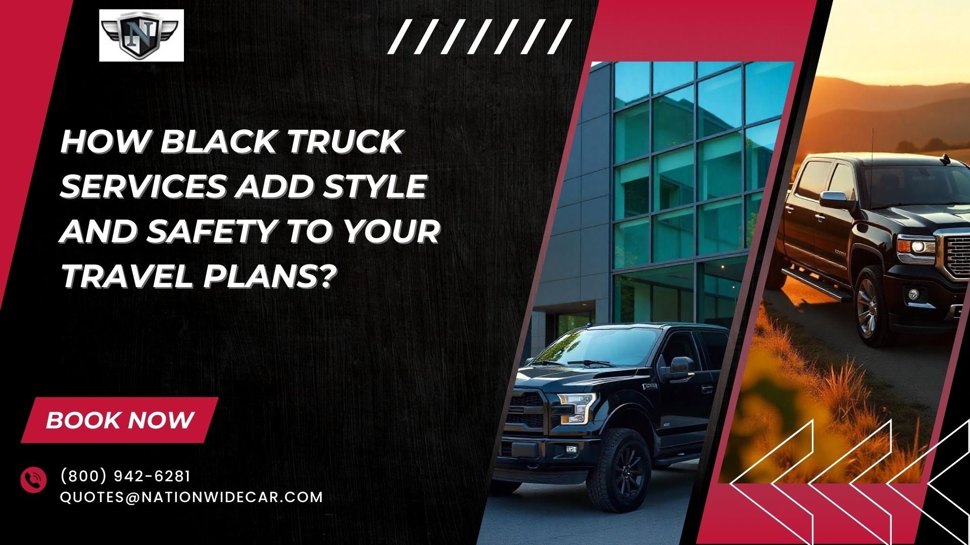 How Black Truck Services Add Style and Safety to Your Travel Plans