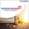 Express courier delivery network in India