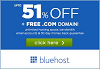 Bluehost Mid-year sale Upto 51% Off 