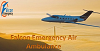 Falcon Emergency Air Ambulance Service in Rajkot at Economical Fare