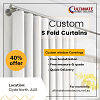 S Fold Curtains Installers in CLyde North at 40% off