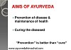 Aims Of Ayurveda