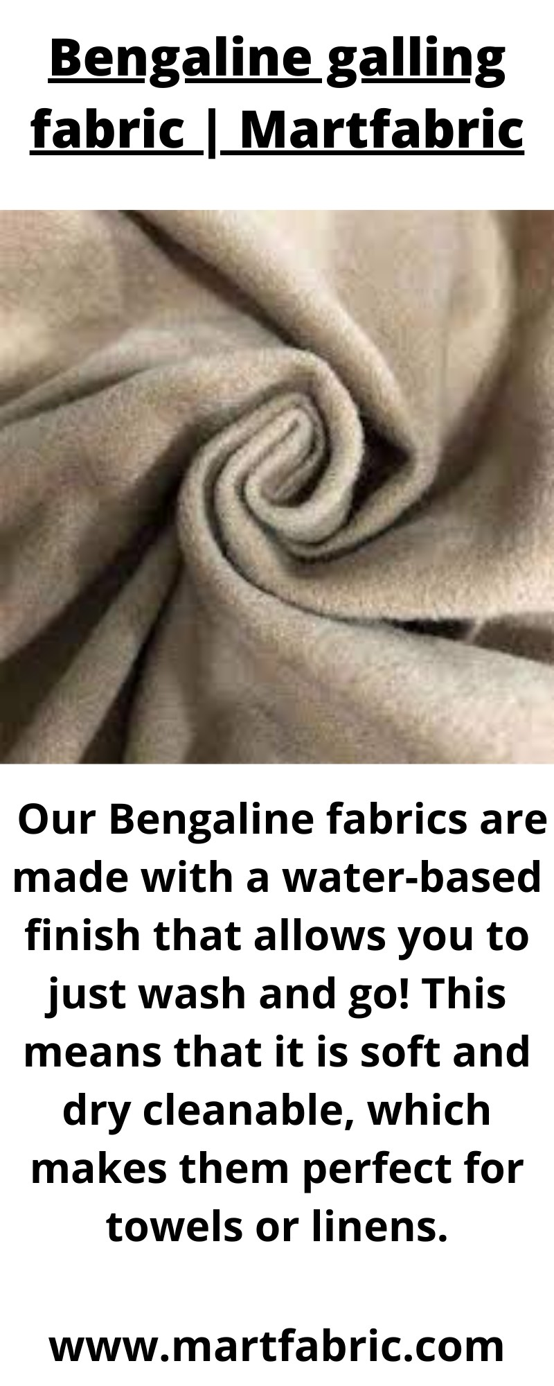Bengaline galling fabric | Martfabric