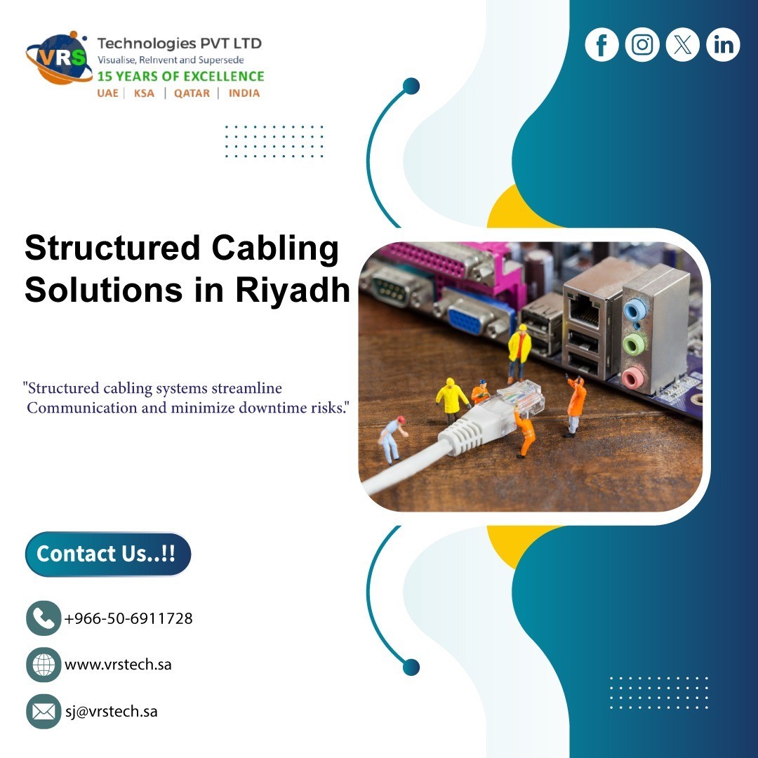 Expert Structure Cabling Solutions for Businesses in Riyadh