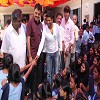 Puneeth Rajkumar with the children