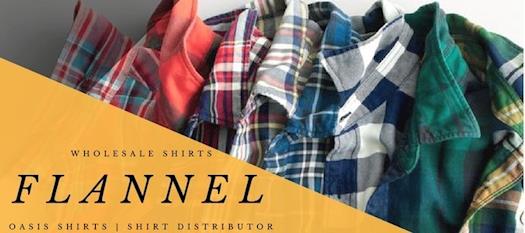 Oasis Shirts Exclusive Flannel Manufacturers
