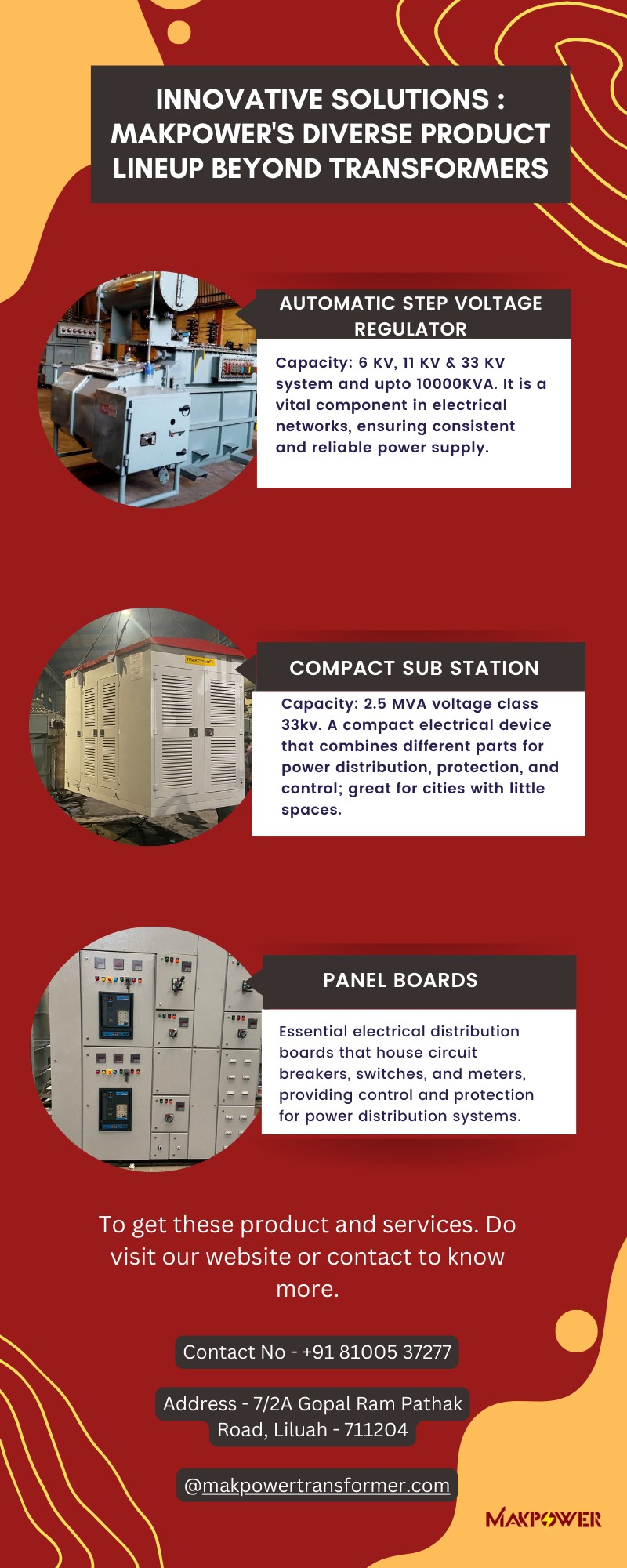 Innovative Solutions : Makpower's Diverse Product Lineup Beyond Transformers
