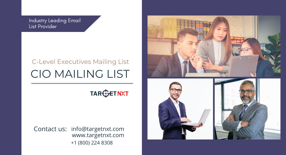 CIO Mailing List | C-Level Executives Email List 